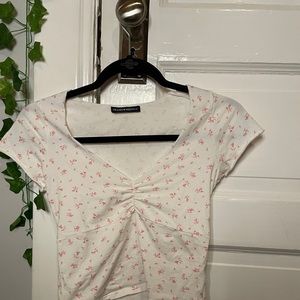 Brandy Melville Floral Gina Top